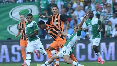 Bursaspor ile Arda Turan'lı Shakhtar Donetsk hazırlık maçında berabere kaldı